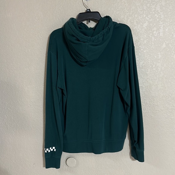 Vans emerald green pull over hoodie women’s size large - Picture 5 of 6